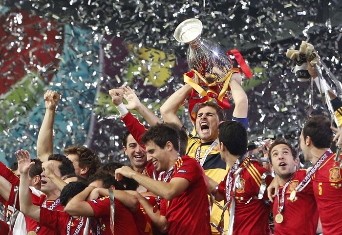 Tây Ban Nha là câu lạc bộ ghi nhiều dấu ấn với ngôi vị vô địch tại nhiều mùa giải Euro